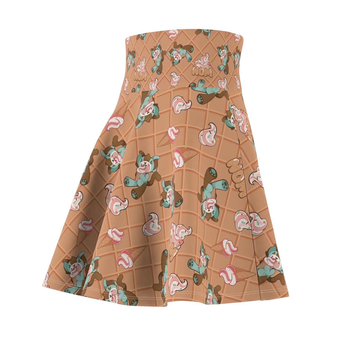 Yum! Mint Chip Ice Cream Noopy AOP Skirt