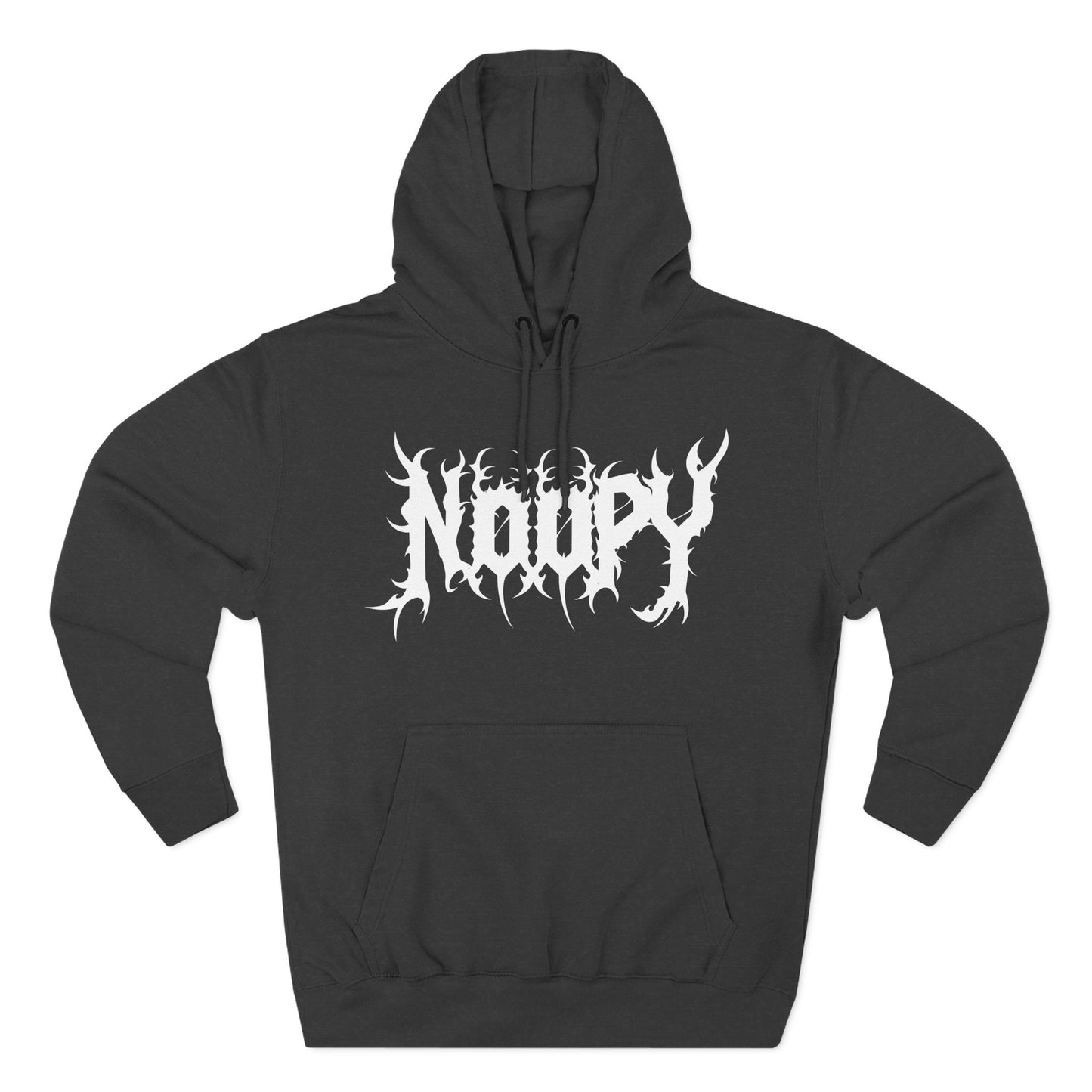 Black hoodie with white 'Noopy' logo