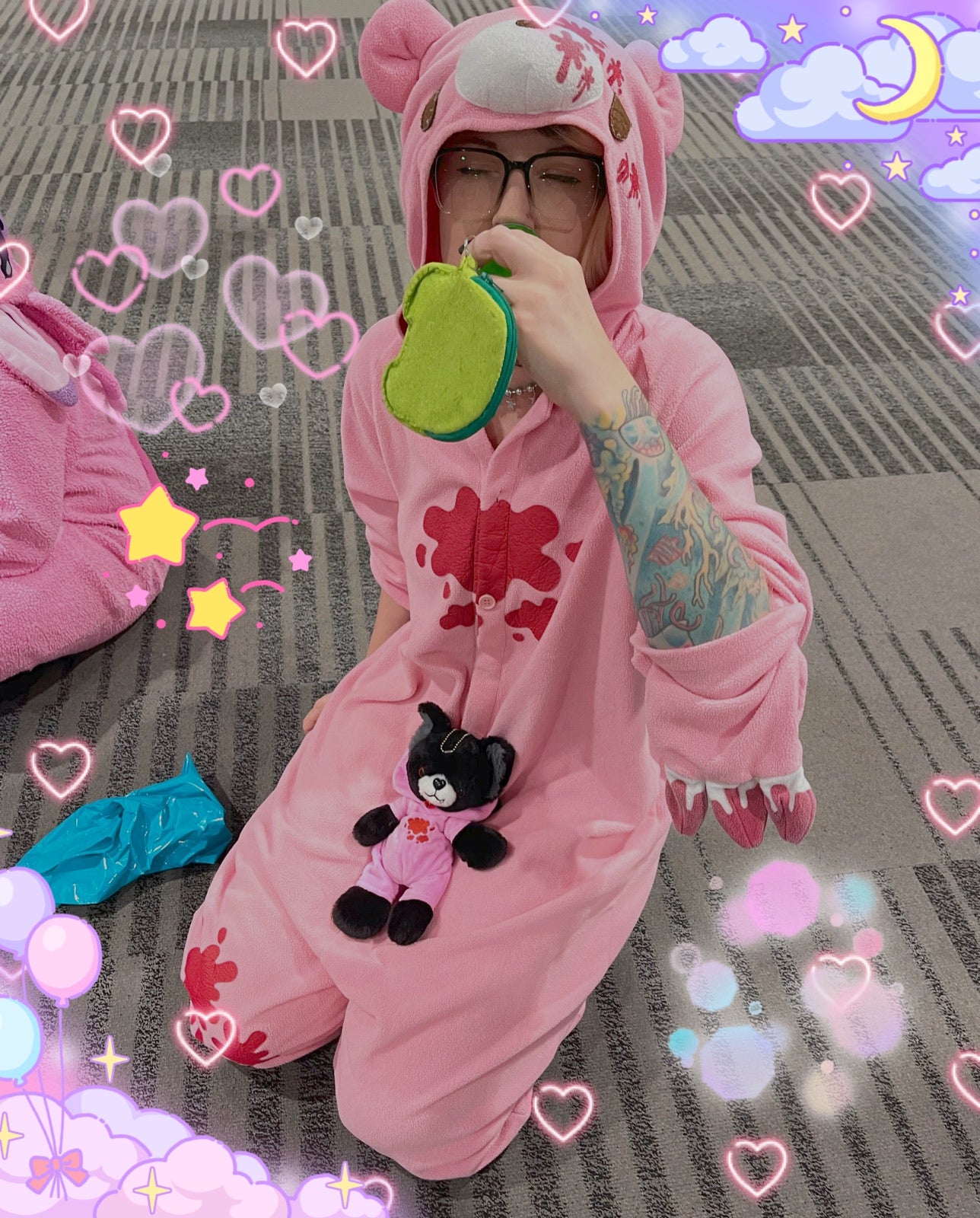 Gloomy Bear Kigurumi Costume for Noopy2 10" Plush