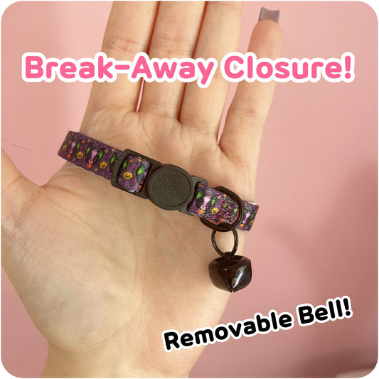 Pixel Noopy Spoopy Break Away Pet Collar