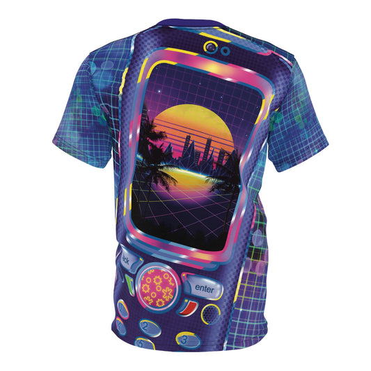Vaporwave Dreamer AOP Oversized Tee