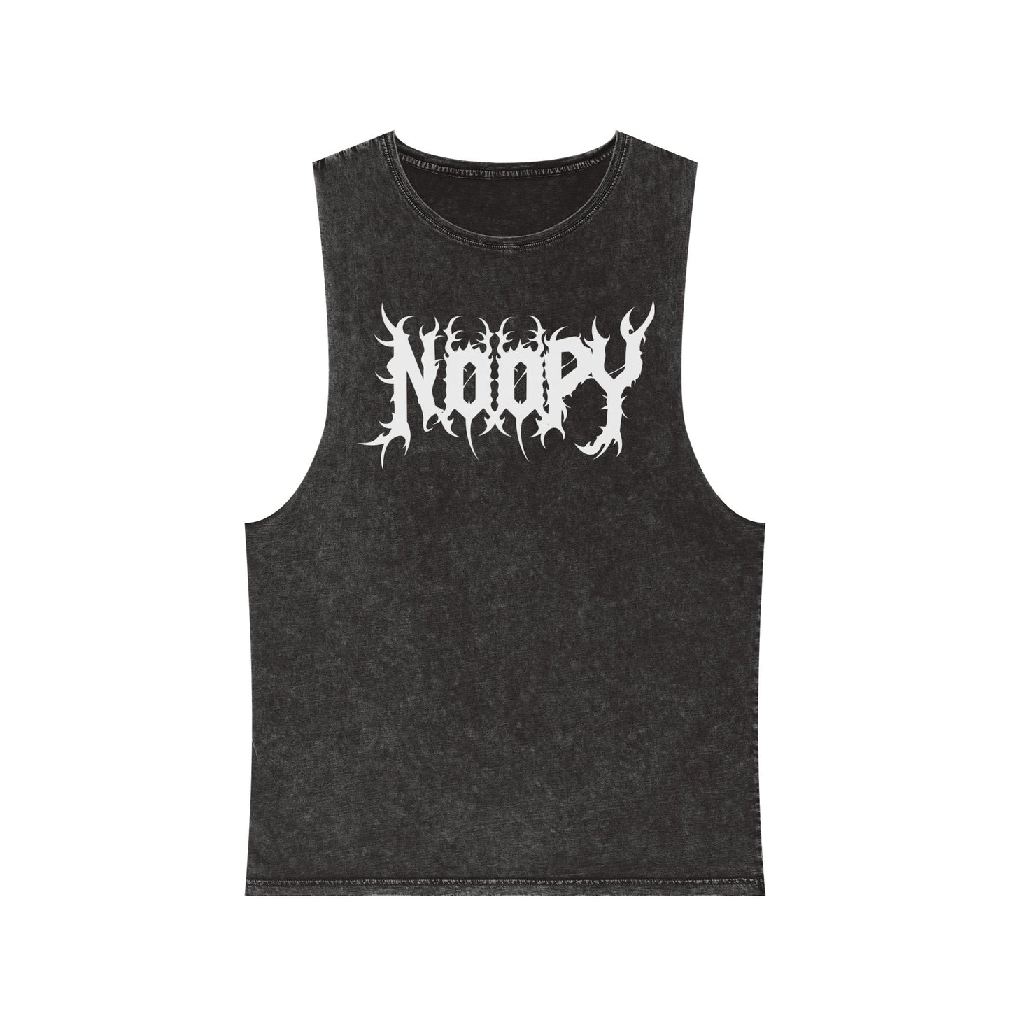 NOOPY Metalcore Logo - Unisex Stonewash Tank