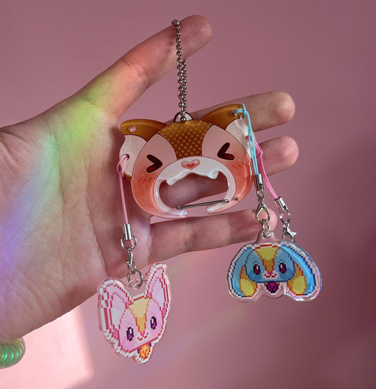 Razz Noopy Acrylic Caribiner