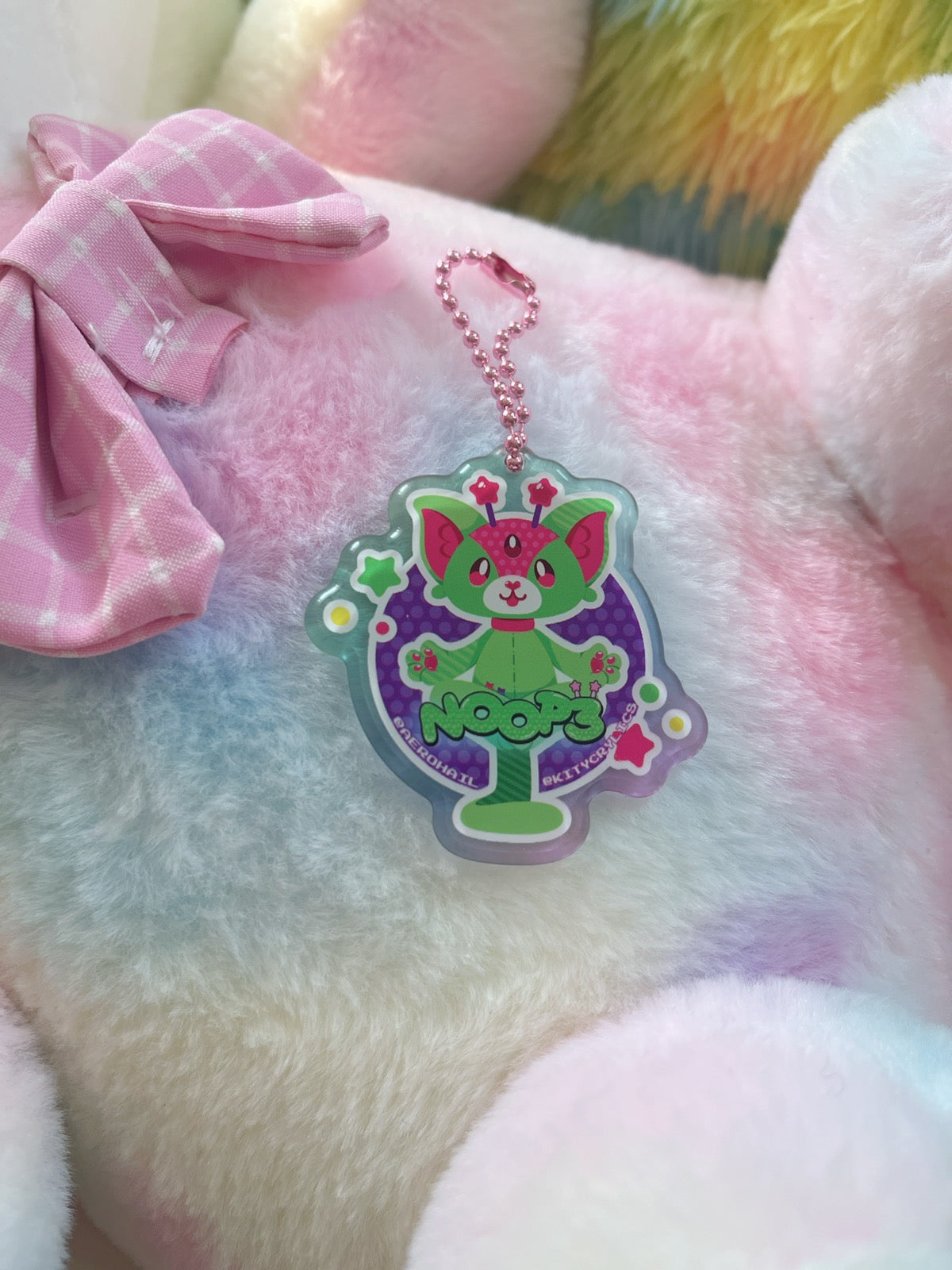 Cosmic Meditation Noop3 Acrylic Keychain