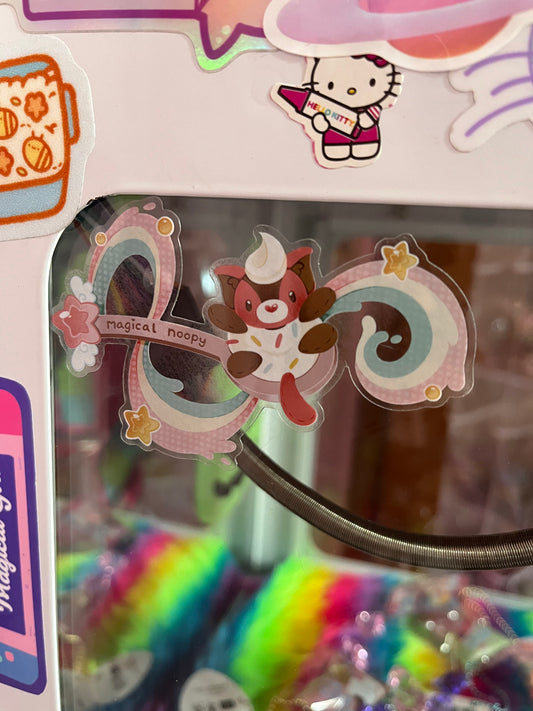 Ice Cream Scoop Noopy Clear Sticker