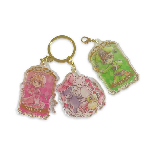 Cardcaptor Sakura Character Charm Set Acrylic Keychain - SALE