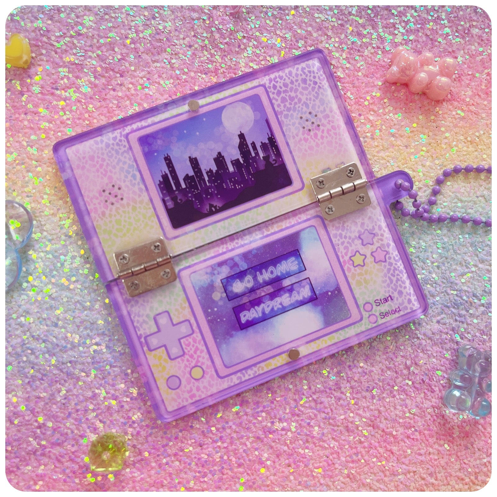 Kitty City Daydreamer Hinged Acrylic Keychain [IMPROVED