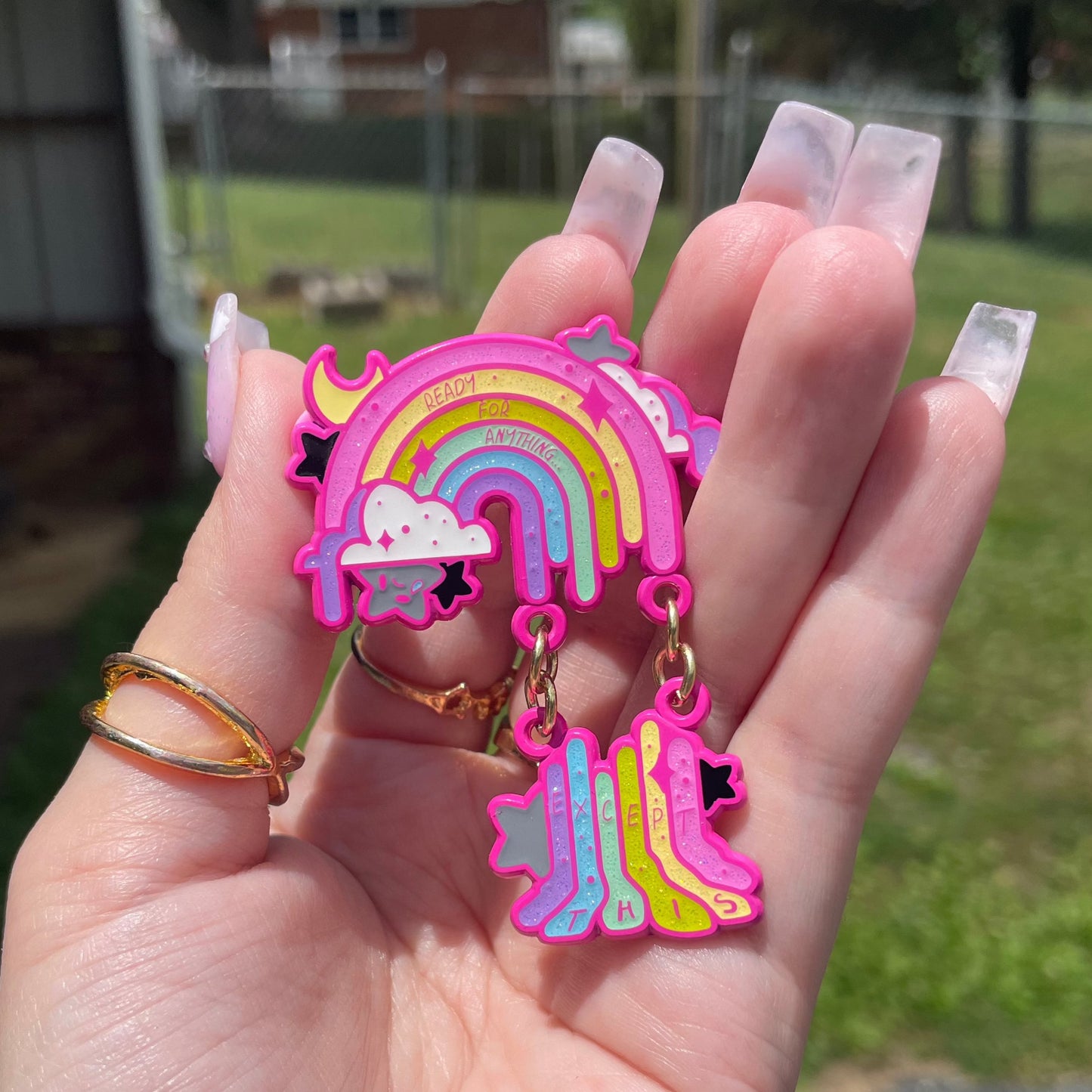 Ready For Anything (Except This) Enamel Pin - Collab