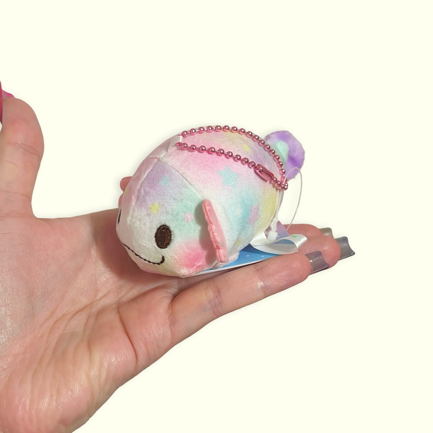 MochiPuni Mini Axolotl Dreamy Mascot Keychain Plush
