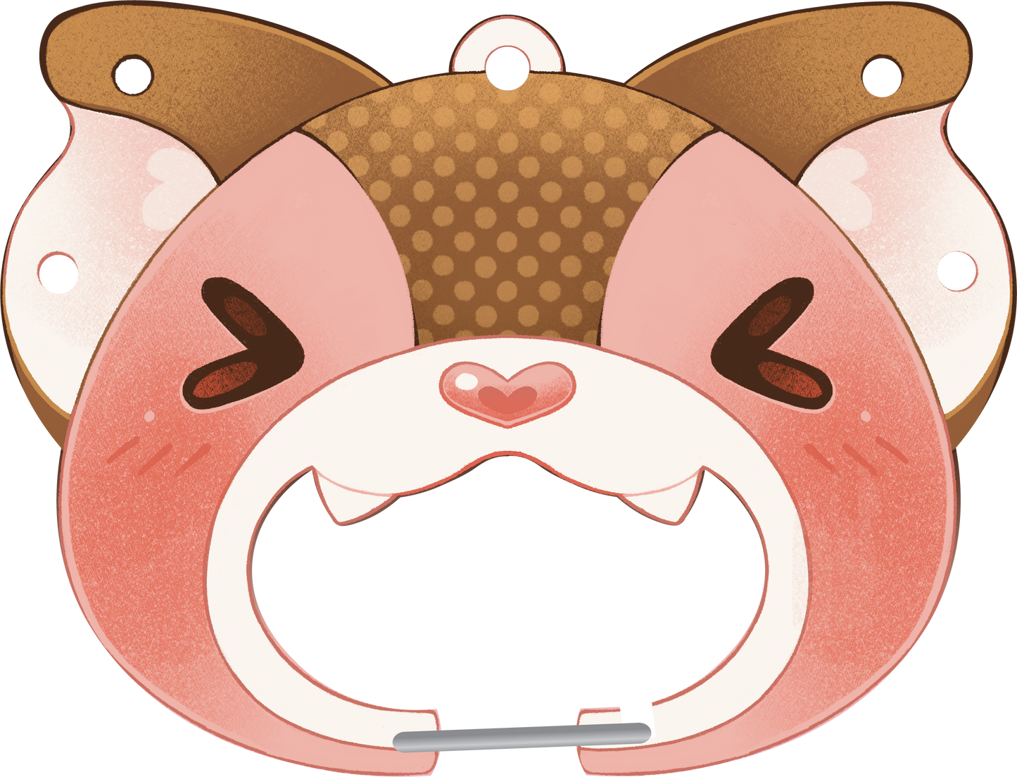 Razz Noopy Acrylic Caribiner