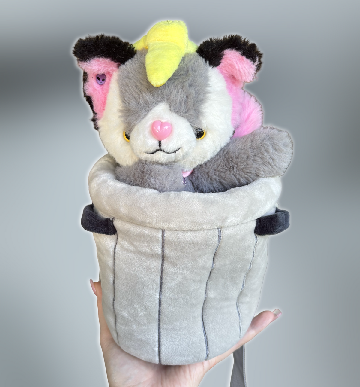 TRASH CAN CONTAINER FOR 10" PLUSH