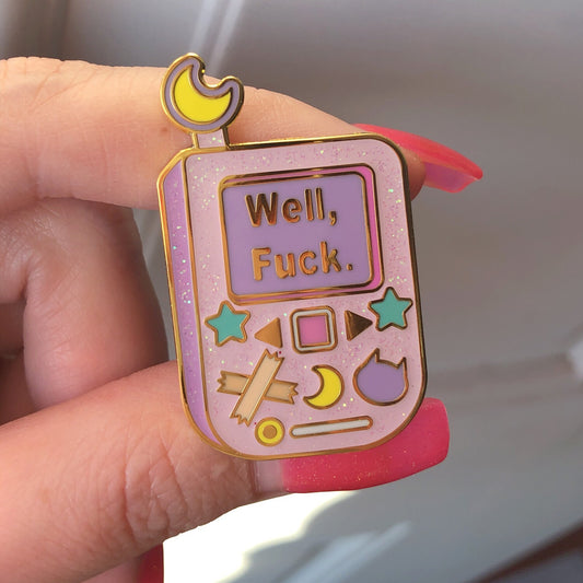 Well, Fuck Hard Enamel Pin
