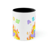 Cursed "Arson" Noopy - Two Tone Ceramic Mug
