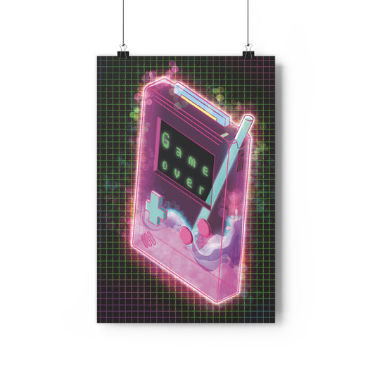 Game Over Z Vaporwave Dreamer Giclée Art Print