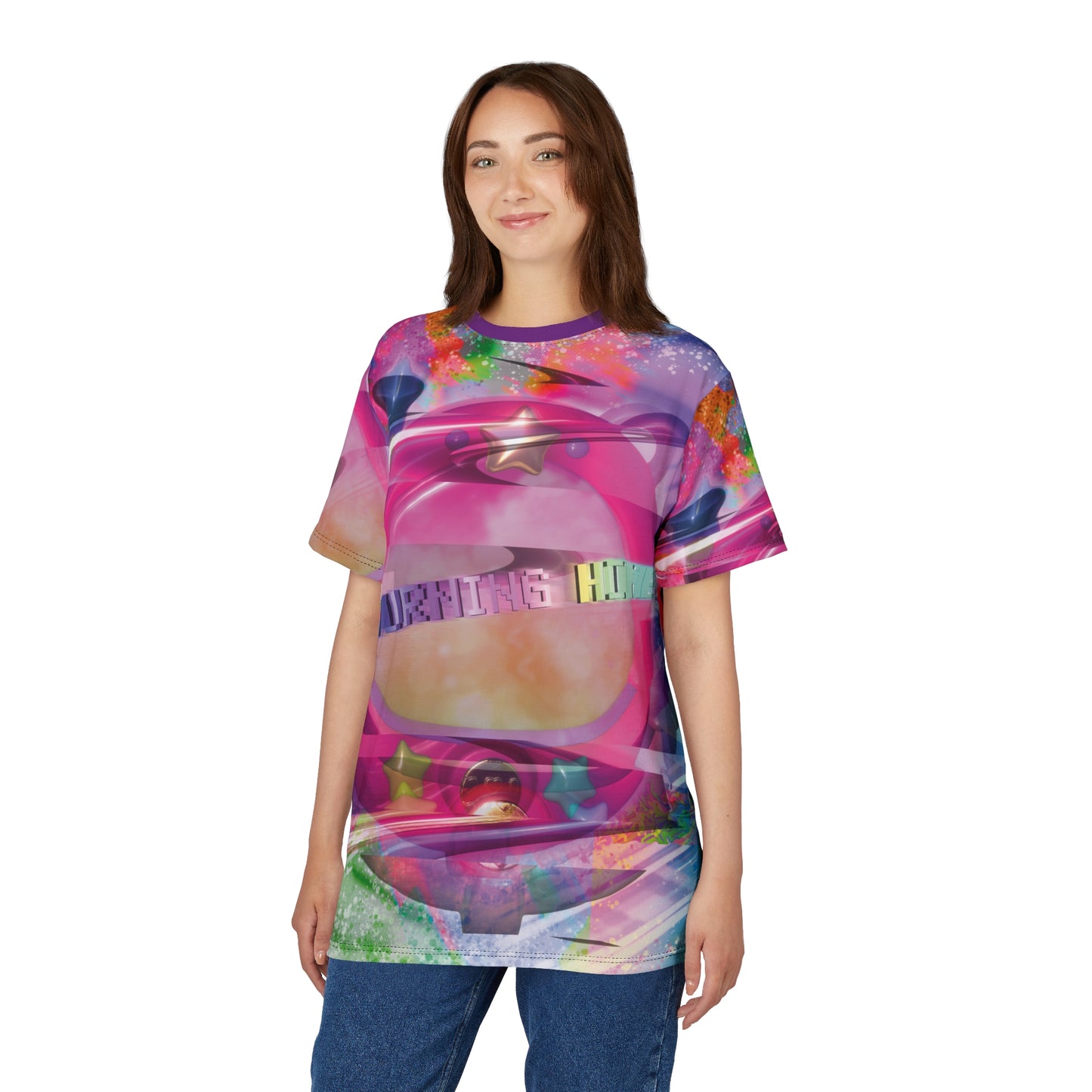 Returning Home Kawaii Vaporwave 3D- AOP Unisex Tee