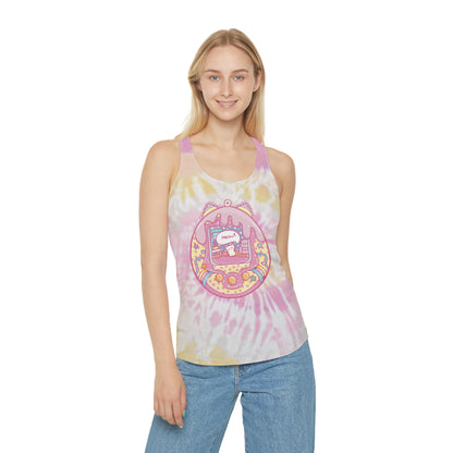 KityCrylics Original Meowagotchi Tie-Dye Tank