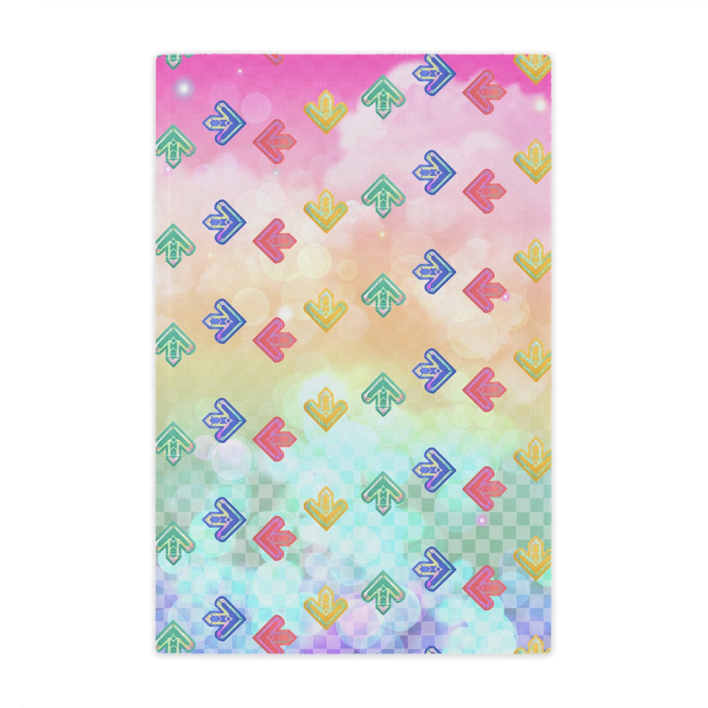 Kawaii Bright Dance Dance Arrow - Premium Minky Soft Blanket