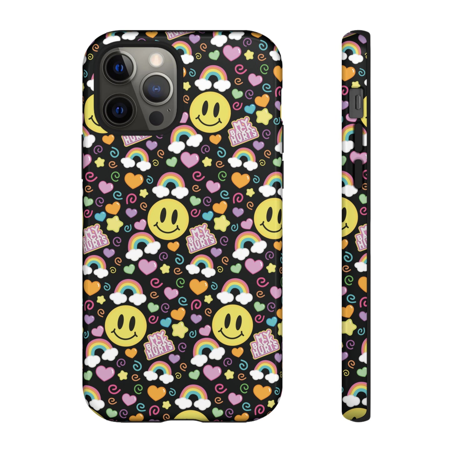 My Back Hurts [BLACK] - Premium Tough Cases UPDATED DEVICES!