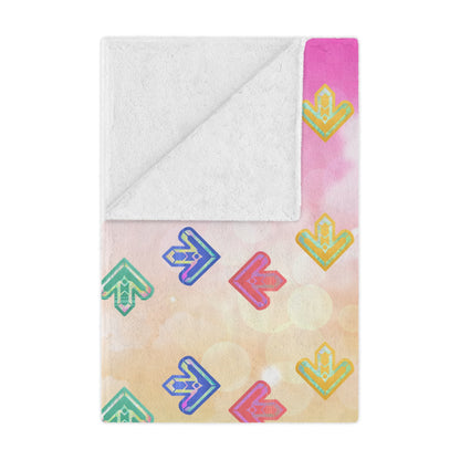 Kawaii Bright Dance Dance Arrow - Premium Minky Soft Blanket