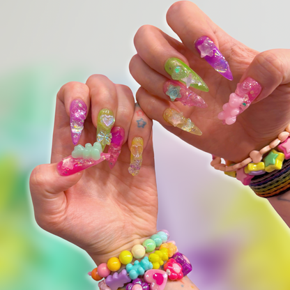 Custom Gummy Bear XL Stilleto Press On Nails