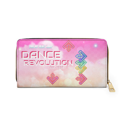 Dance Arrow Bright Zipper Wallet