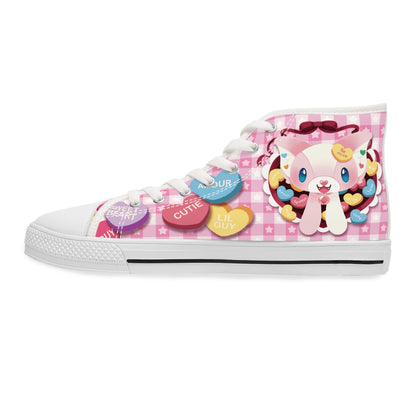 My Amour Sweet Heart - Women's High Top Sneakers