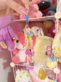 Pastel Heart Lovely Lollipop Phone Charm [HOT PINK]