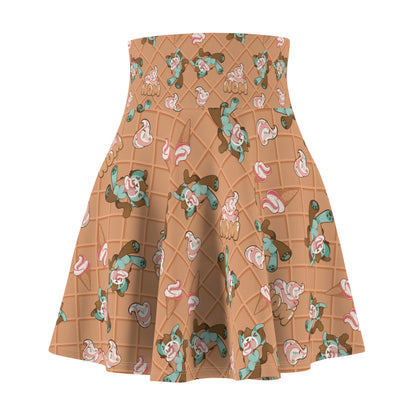Yum! Mint Chip Ice Cream Noopy AOP Skirt