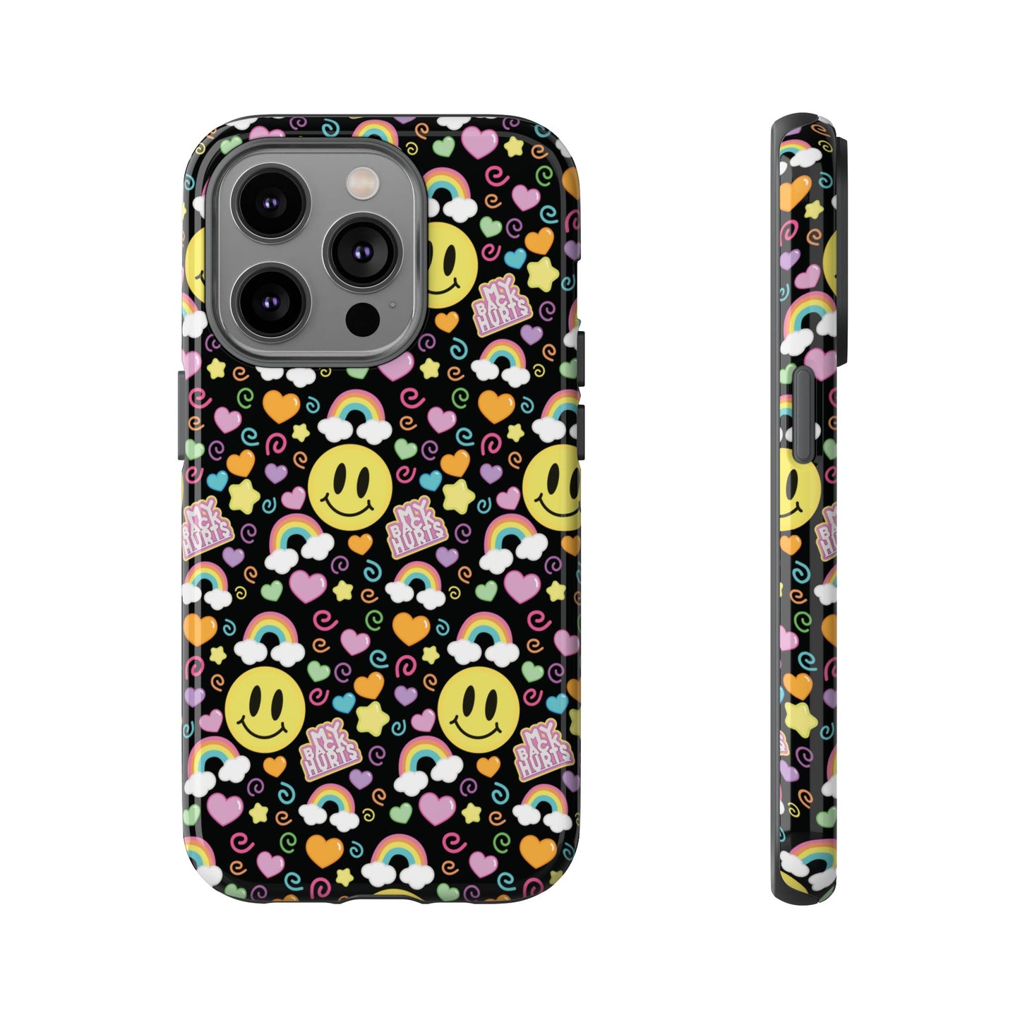 My Back Hurts [BLACK] - Premium Tough Cases UPDATED DEVICES!