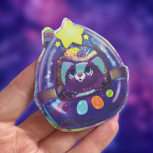 Dream About The Stars - Glittery Noopy Sticker