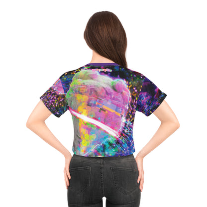 Get Me Put Of Here Darkwave AOP Crop Top
