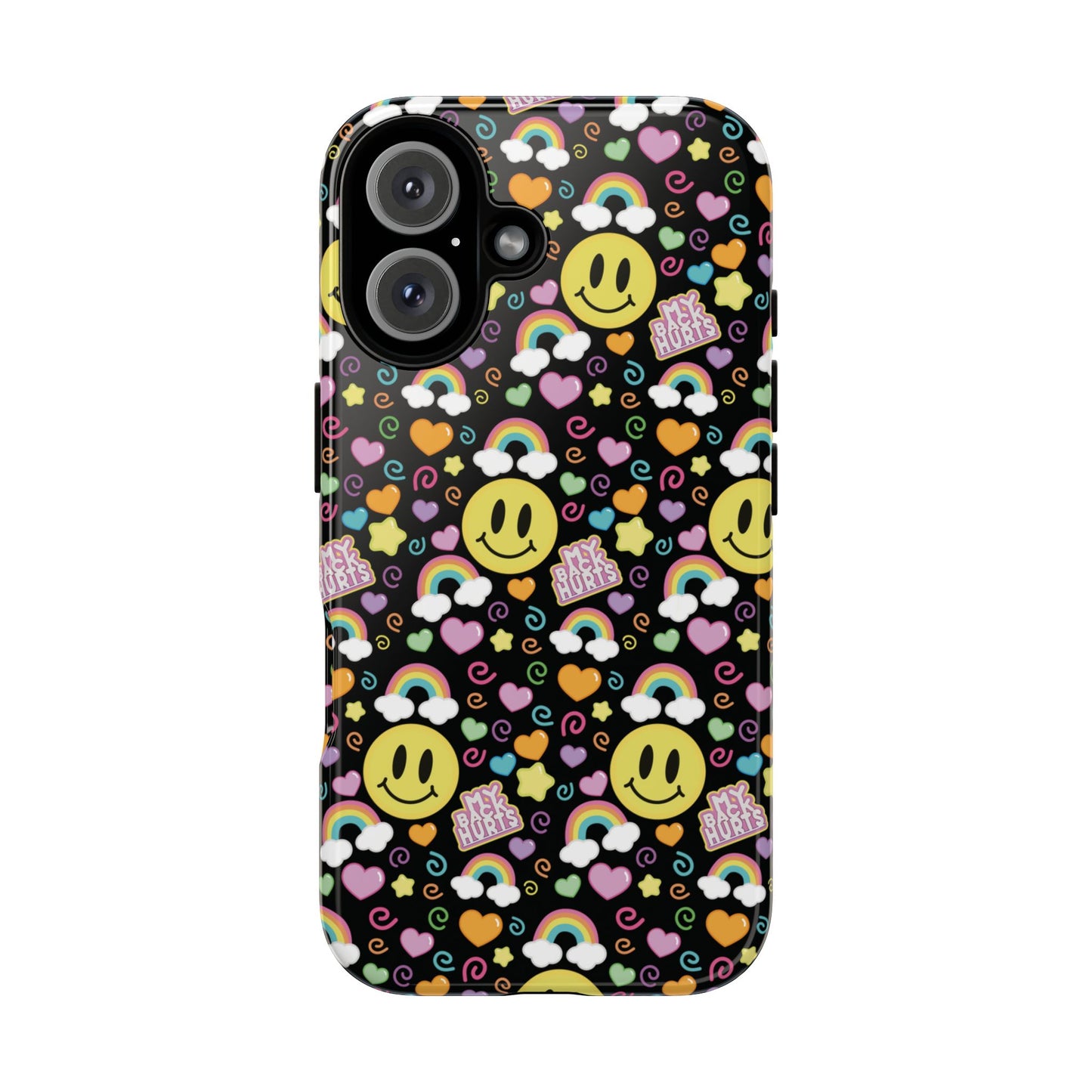 My Back Hurts [BLACK] - Premium Tough Cases UPDATED DEVICES!