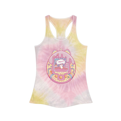 KityCrylics Original Meowagotchi Tie-Dye Tank