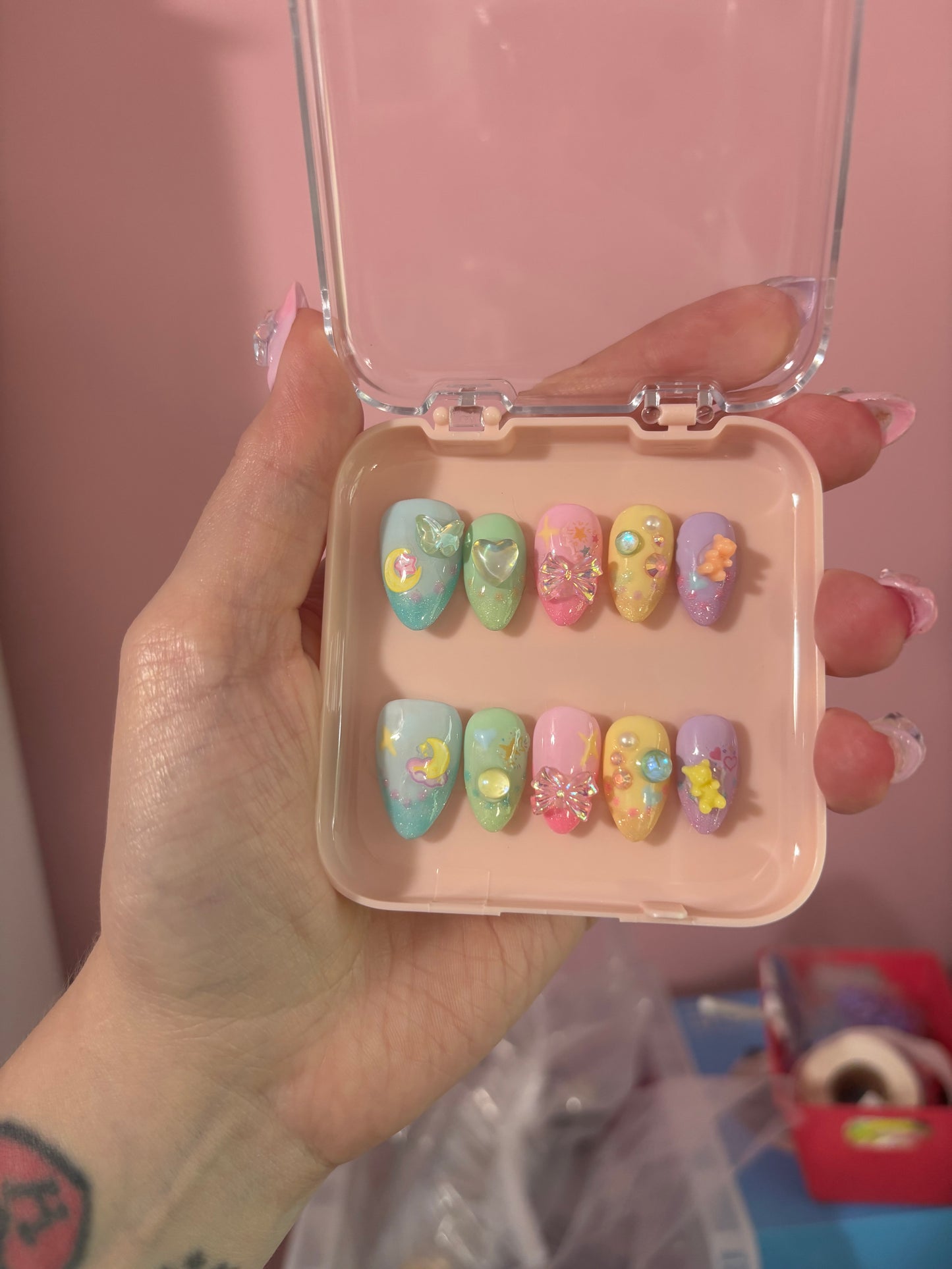 Custom Press Nail Set [Short Almond]- Made To Order!