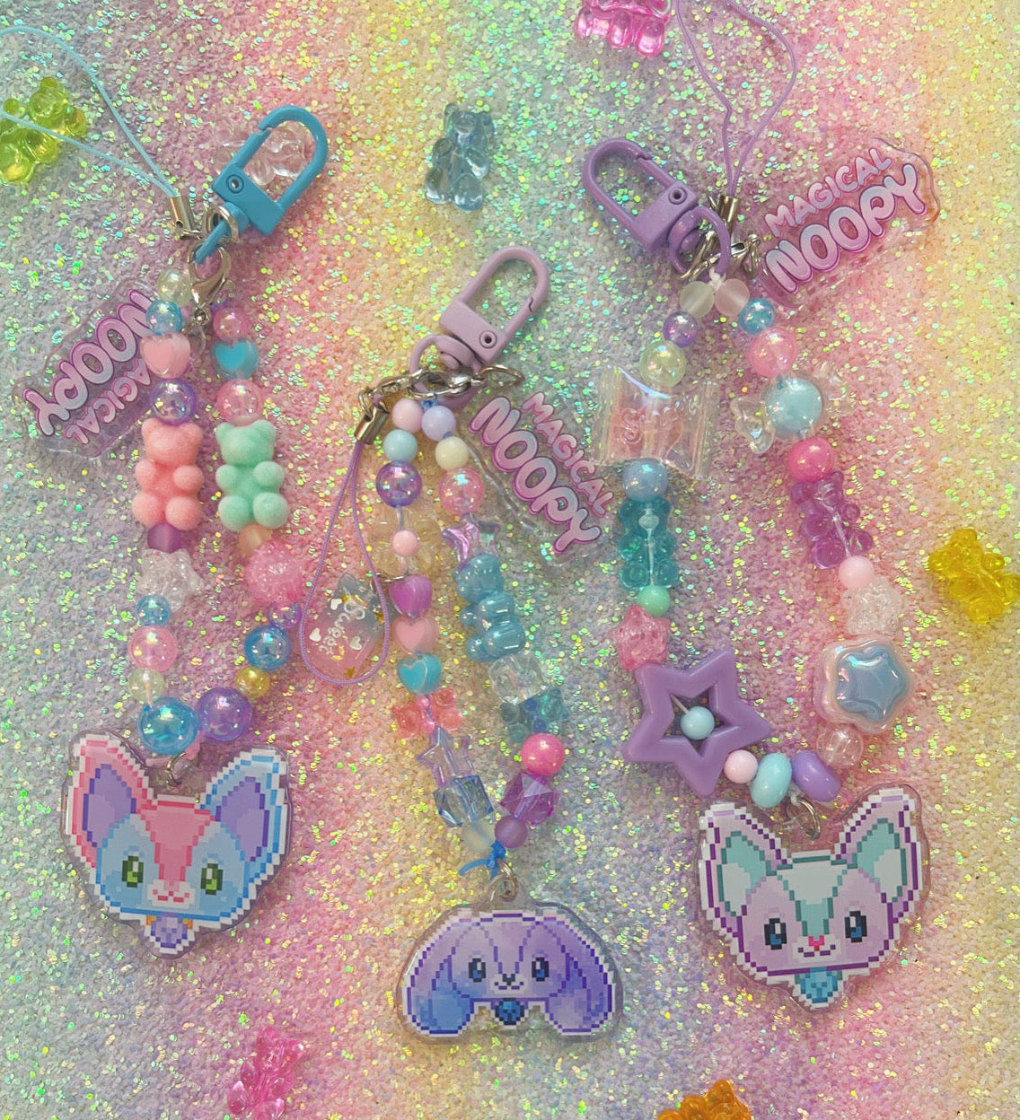 [CUSTOM MADE] Magical Pixel Noopy Phone Charm