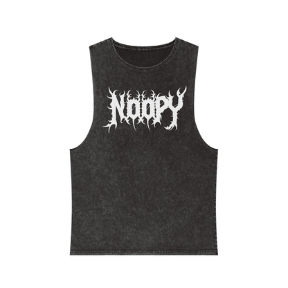 NOOPY Metalcore Logo - Unisex Stonewash Tank