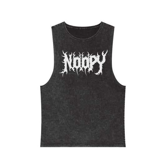 NOOPY Metalcore Logo - Unisex Stonewash Tank