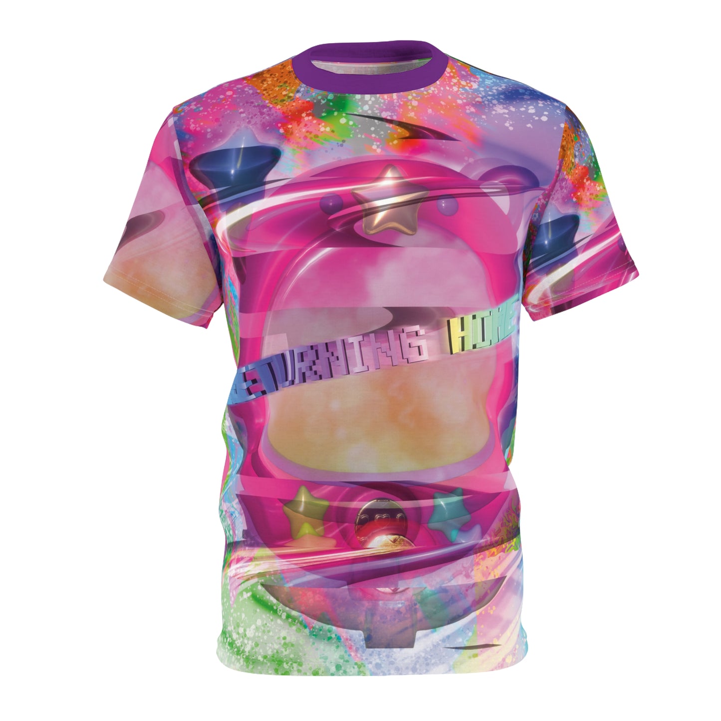 Returning Home Kawaii Vaporwave 3D- AOP Unisex Tee