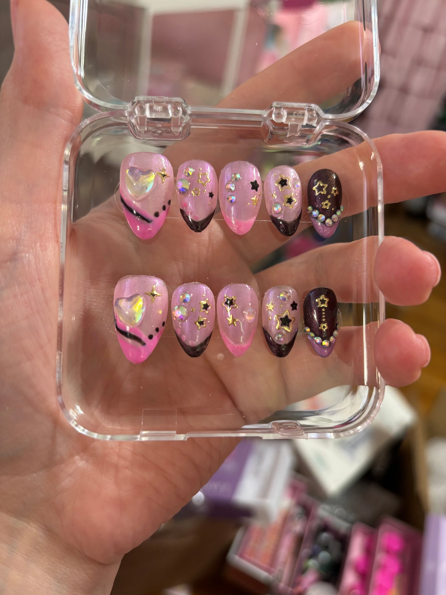 Custom Press Nail Set [Short Almond]- Made To Order!
