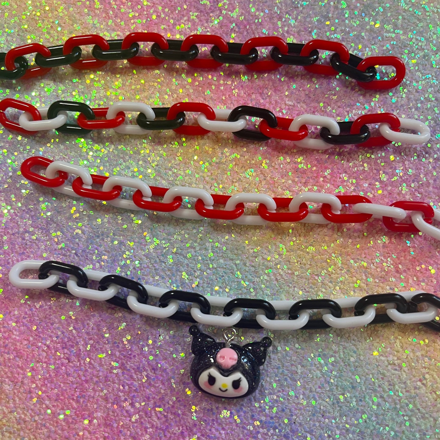 Colorful Chainlink Necklace for Noopy2 10” Plush [NEW COLORS!]