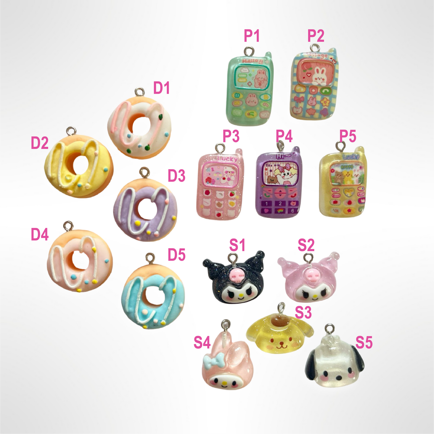 Colorful Chainlink Necklace for Noopy2 10” Plush [NEW COLORS!]