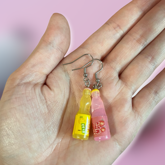 Yummy Ramune Soda! - Hypoallergenic Earrings
