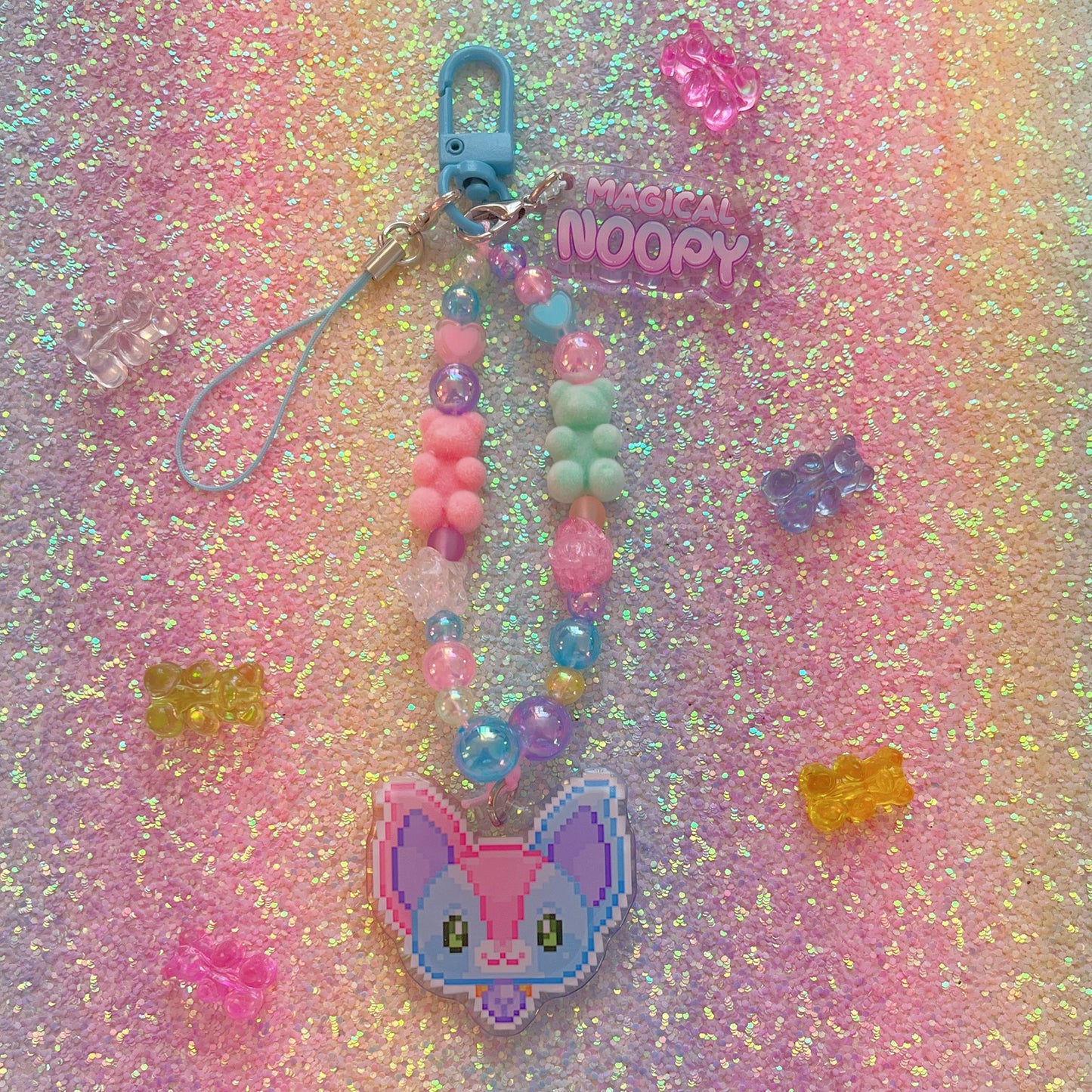 [CUSTOM MADE] Magical Pixel Noopy Phone Charm