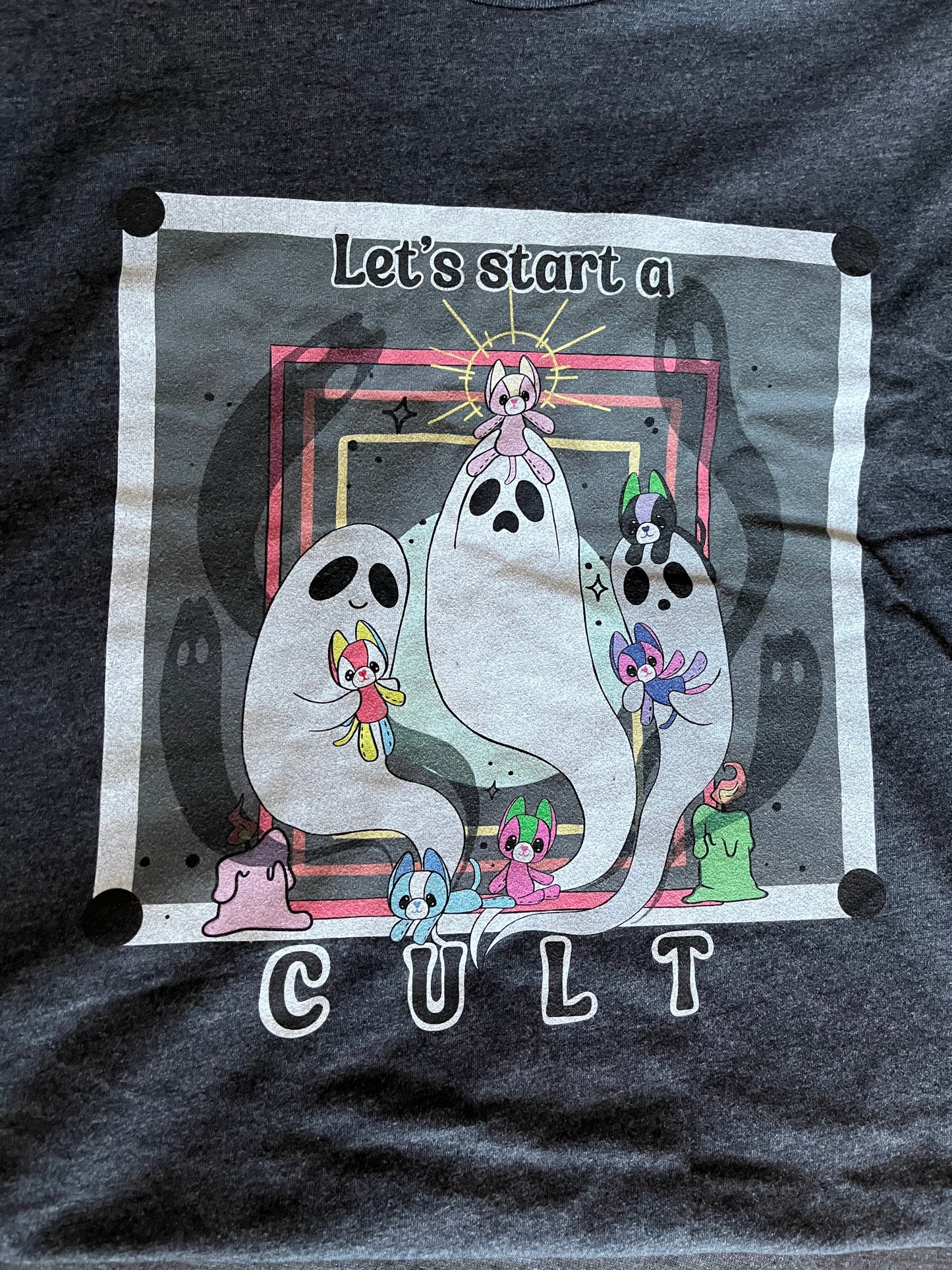 Let's Start A Cult Noopy Unisex Tee - LEFT OVERS SALE!