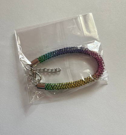 Colorful Rhinestone Bracelet