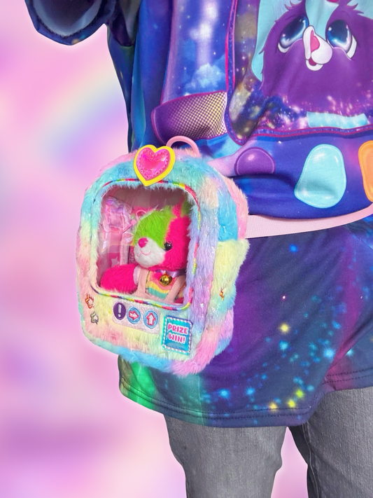 Rainbow Plush Hip-Bag Pouchette [PREORDER - SHIPS EARLY JANUARY]