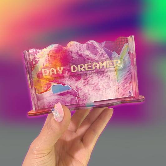 Day Dreamer Vaporwave Premium Acrylic Trinket Box