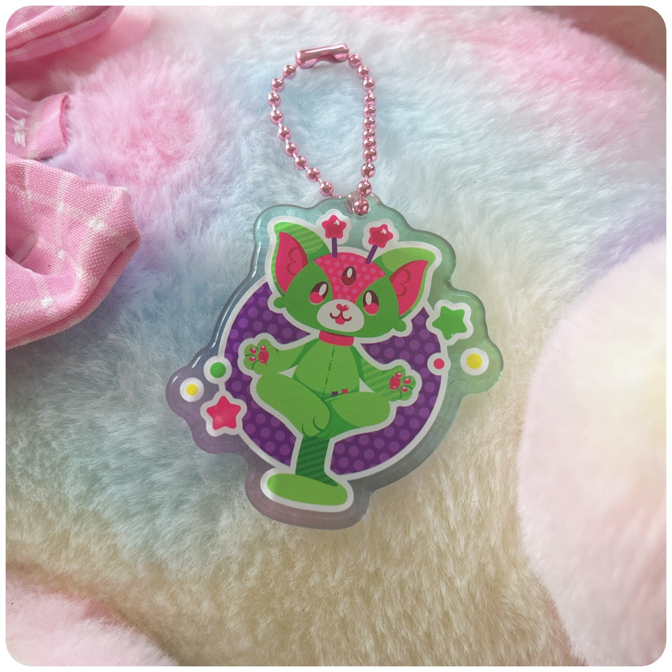 Cosmic Meditation Noop3 Acrylic Keychain [FLAWED- DISCOUNTED!]