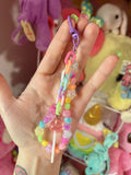 Pastel Heart Lovely Lollipop Phone Charm [PINK]
