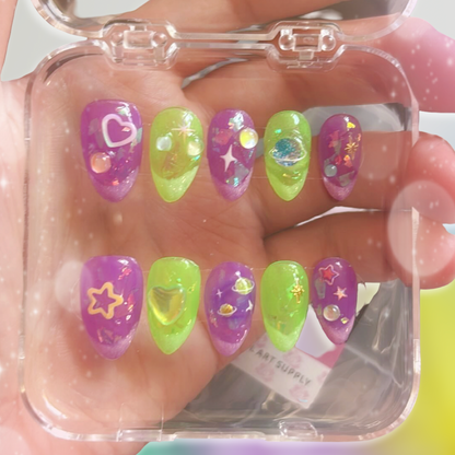 Custom Press Nail Set [Short Almond]- Made To Order!